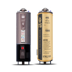 NasGas Geyser 25 Gallon DG-25 DLX Deluxe Prime Heavy Gauge 14 x 16 Water Tank 1 Year Brand Warranty