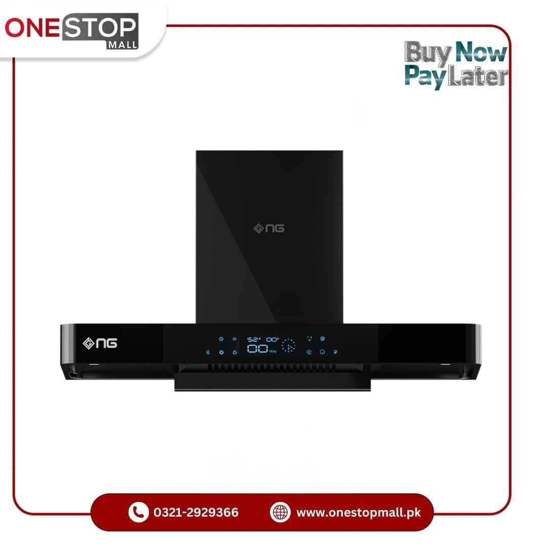 NasGas Smart T-Shape Smoke-Sense Kitchen Hood (KHD-330)