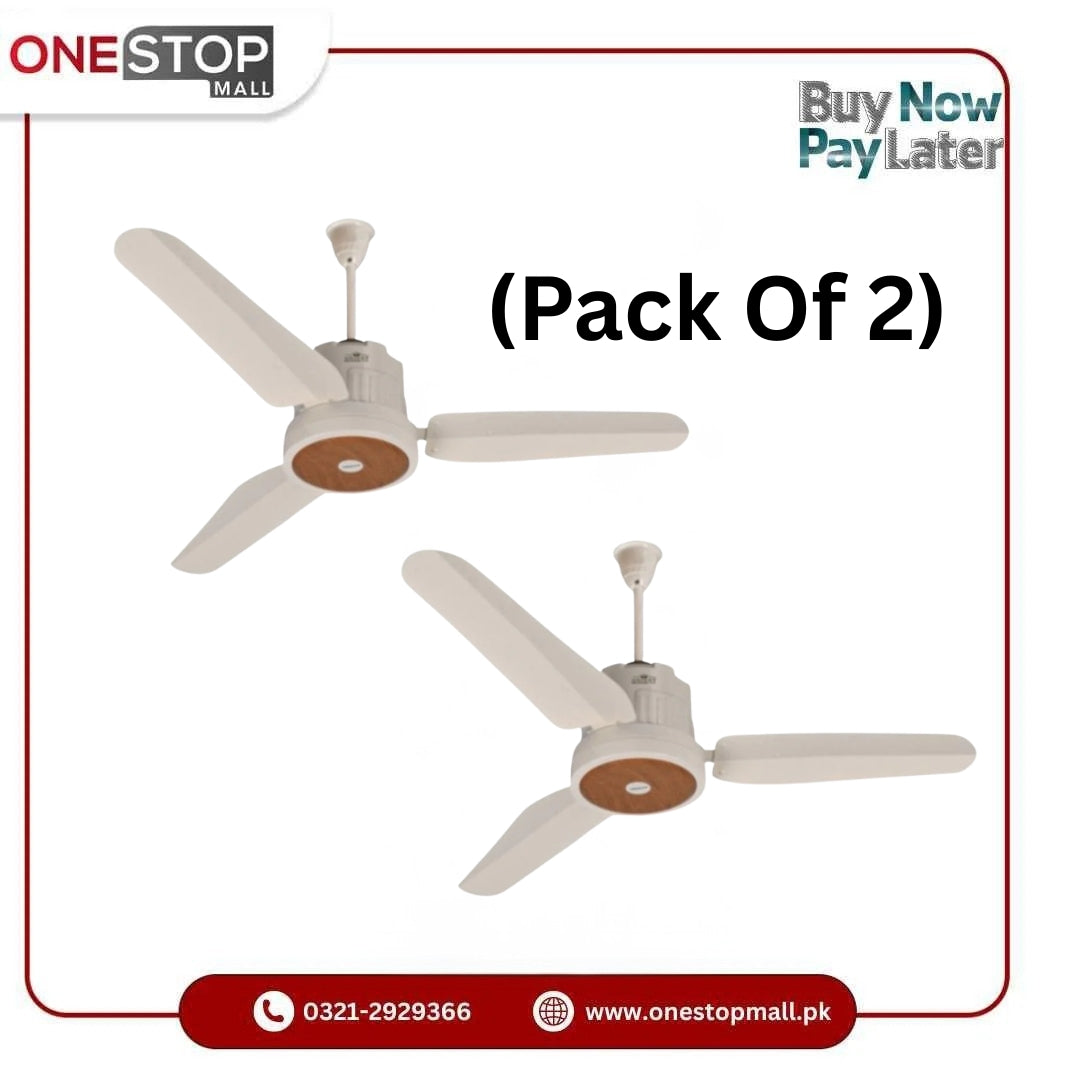 (Pack Of 2) Orient Hybrid Fan with Built-in Battery Ceiling Fans 1st time in Pakistan a new technology of Fan