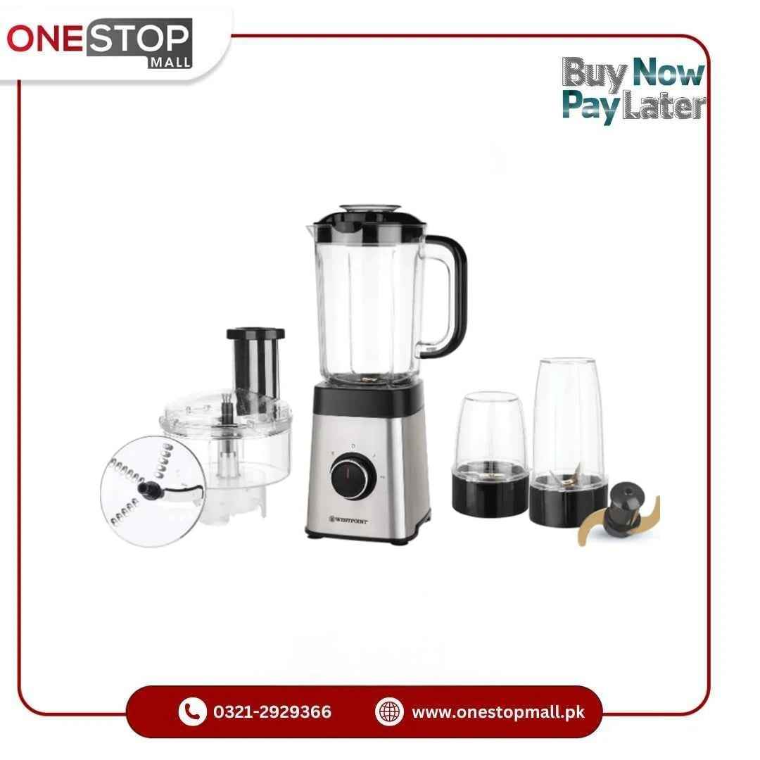 Westpoint WF-445 Professional Kitchen Chef 4 in 1 Stainless Steel Blade for Sharp Grinding