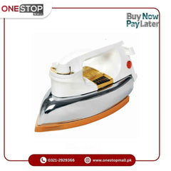 Westpoint Deluxe Dry Iron WF-81B Non-Stick 40 MICRON Gold Coating Brand Warranty