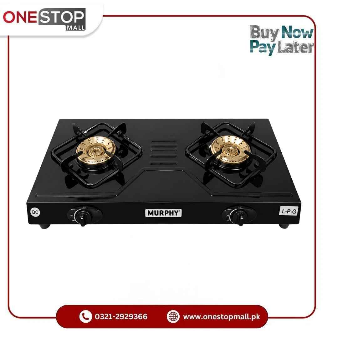 Murphy Gas Stove 405 LPG Double Burner Steel Top