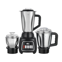 ANEX AG-6139SS Blender Grinder 2 in 1 Stainless Steel Blades Brand Warranty
