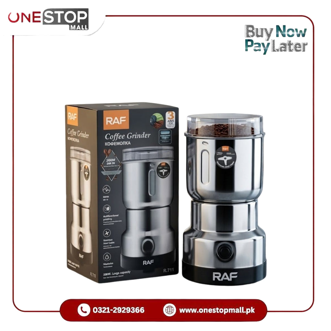 RAF Coffee Grinder R.7114 Electric Coffee Grinder Bean Grinder Spice Grinder