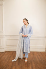 03 Piece Ready To Wear Embroidered Pret