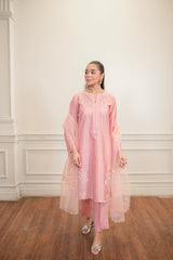 03 Piece Ready To Wear Embroidered Pret