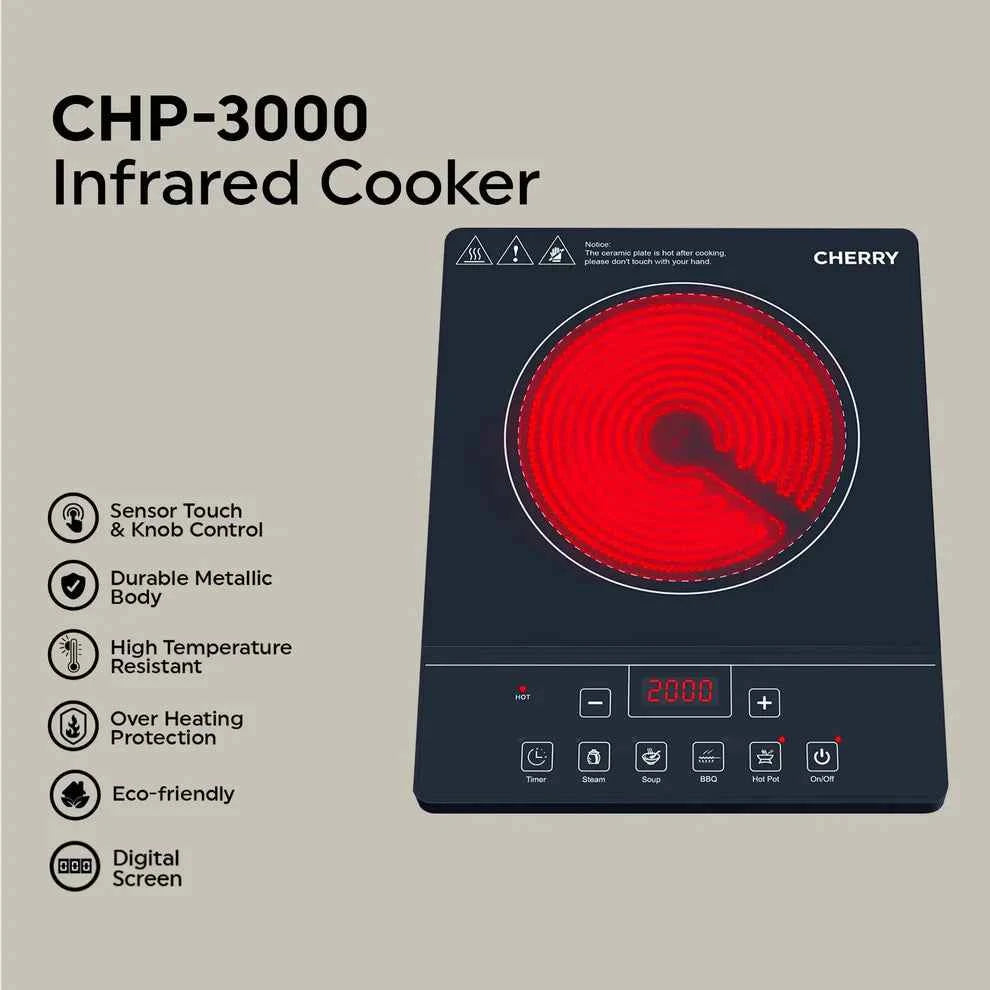 Cherry Infrared Cooker CHP-3000 Electric Stove Electric Cookers Brand Warranty