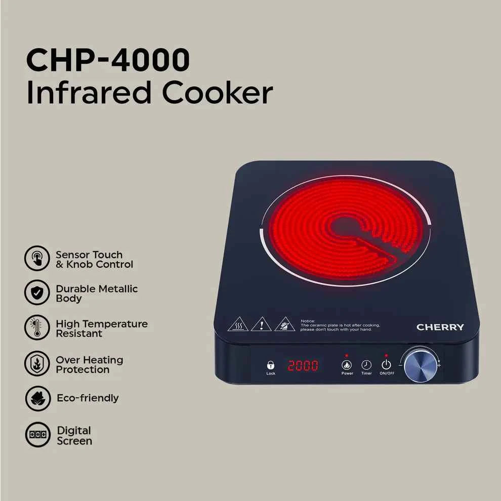 Cherry Infrared Cooker CHP-4000 Electric Stove Electric Cookers Brand Warranty