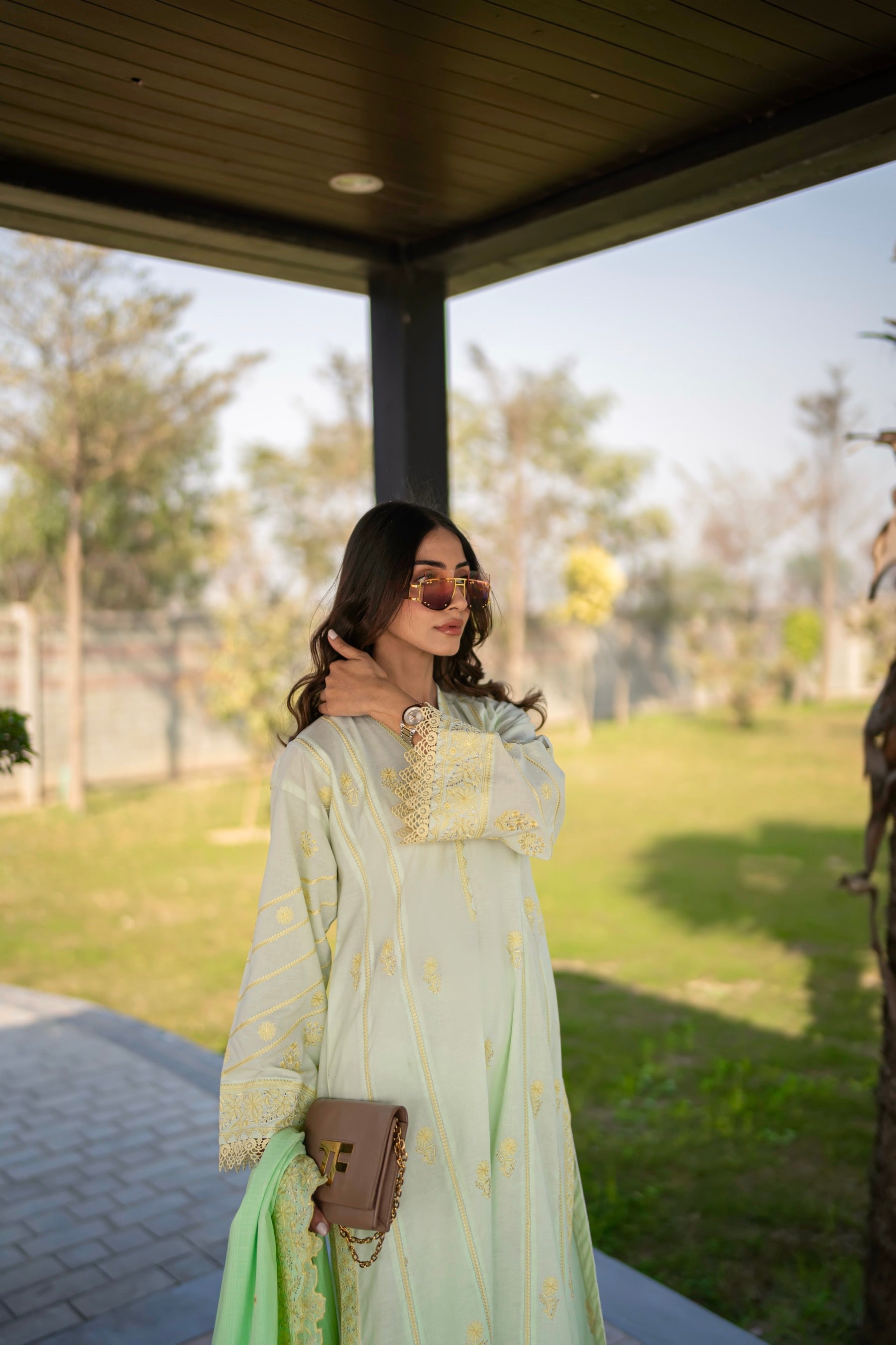 03 Piece Ready To Wear Embroidered with Fancy Textured Dupatta