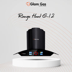 Range Hood G-12 Black | Glam Gas Range Hood | Kitchen Hood | Chimney   1 Year Brand Warranty