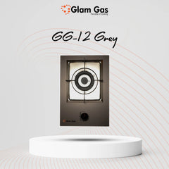 Glam Gas Food book-GG-12 Hob Grey  |1 Burner | Kitchen Gas Stove | Gas Stove  1 Year Brand Warranty
