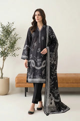 Lakhany Premium 03 Piece Unstitched Printed Lawn