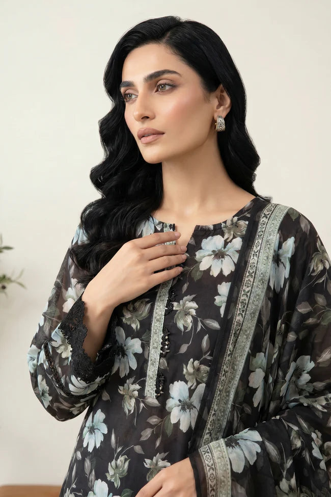 Lakhany Premium 03 Piece Unstitched Printed Lawn