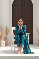 03 Piece Unstitched Pashmina Printed - Design 11