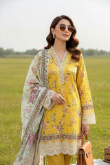 03 Piece Stitched Printed Embroidered Lawn