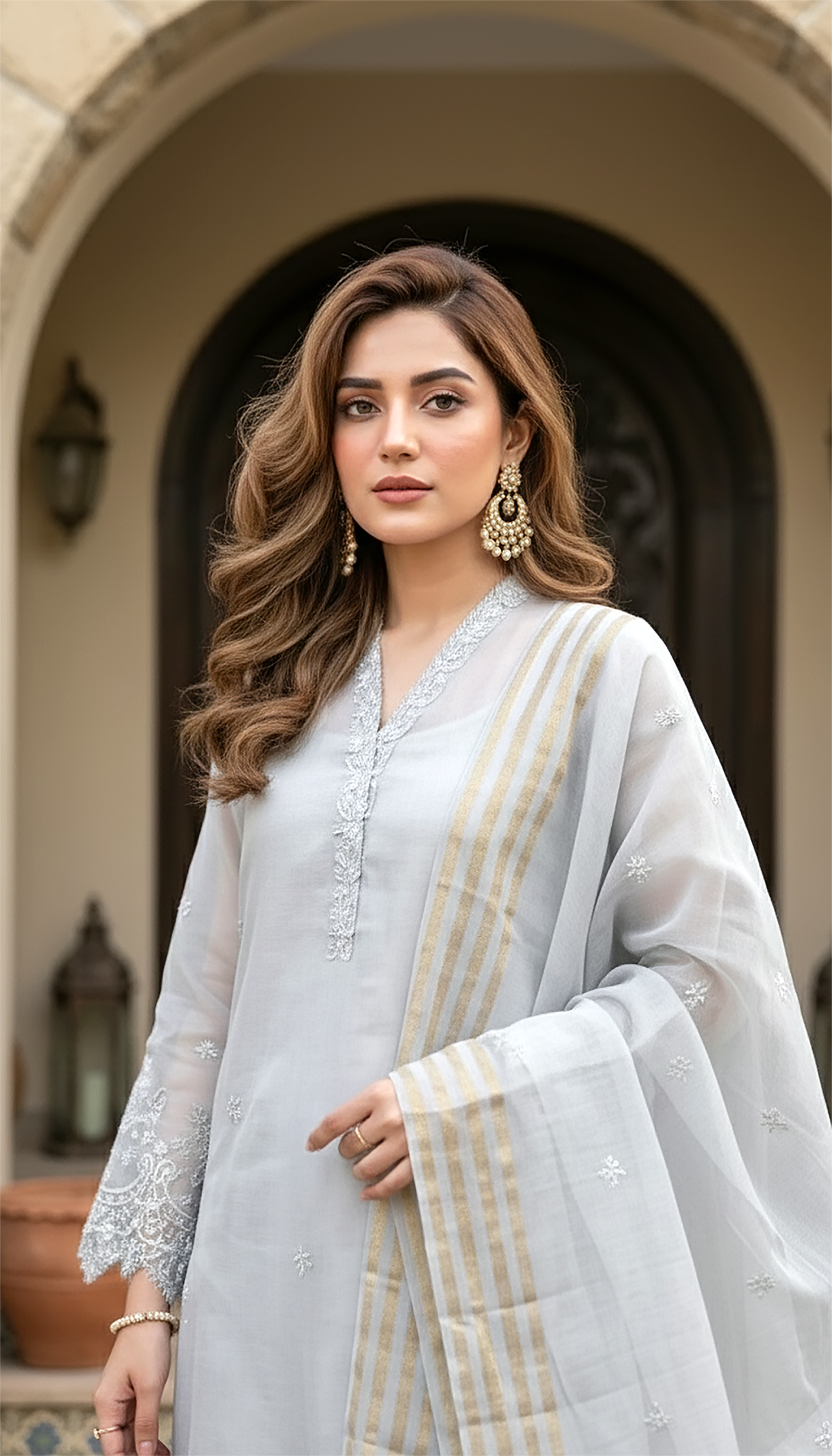 03 Piece Ready to wear Embroidered