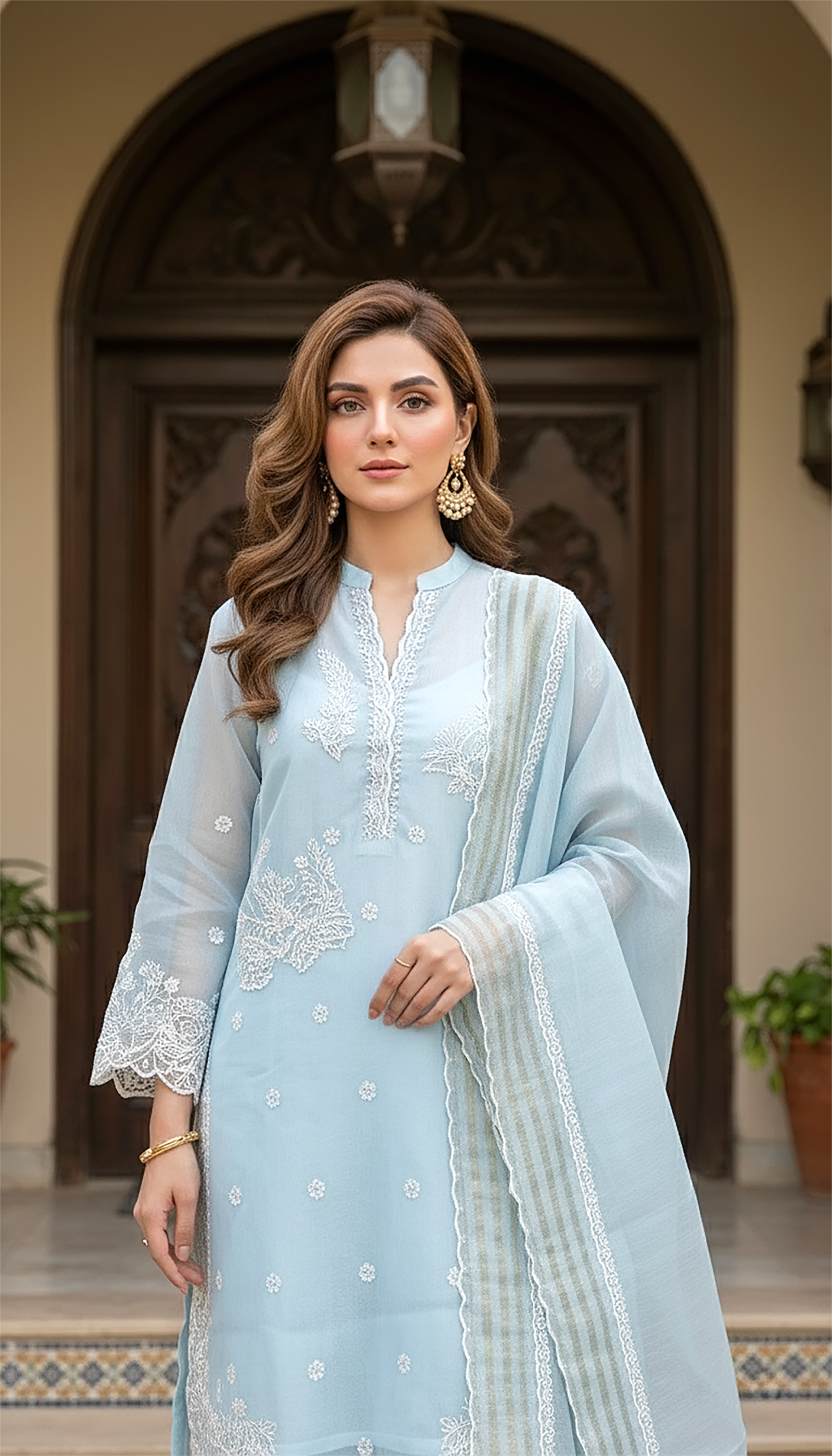 03 Piece Ready to wear Embroidered