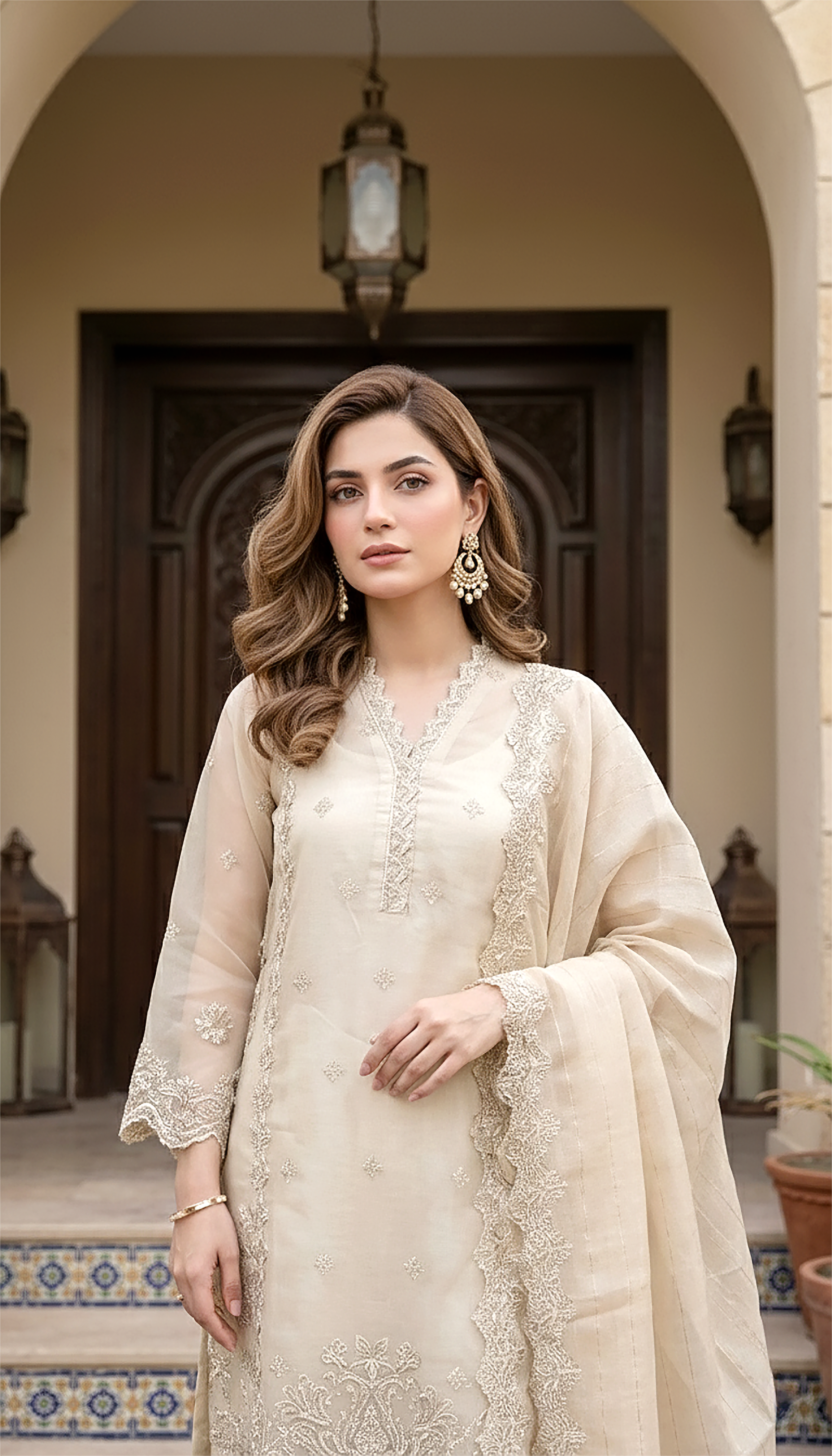 03 Piece Ready to wear Embroidered