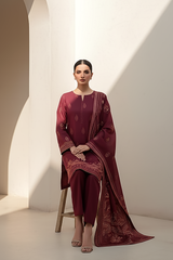 03 Piece Unstitched Pashmina Printed - Design 20