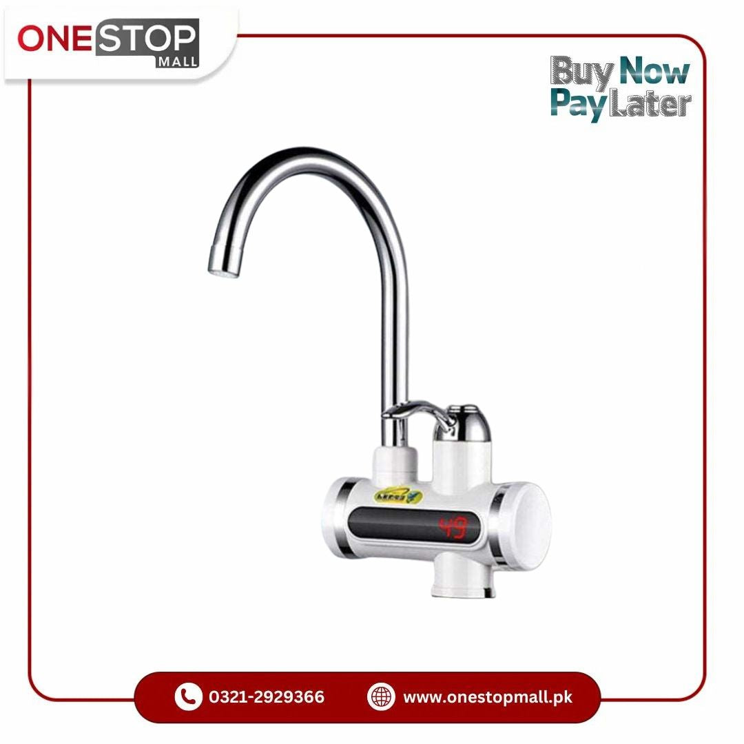 Electric Tap Instant Electric Water Heater Sink Fitting 3000W Instant Electric Water Heater Instant Hot Faucet Kitchen Electric Tap Water Heating Instantaneous Water Heat