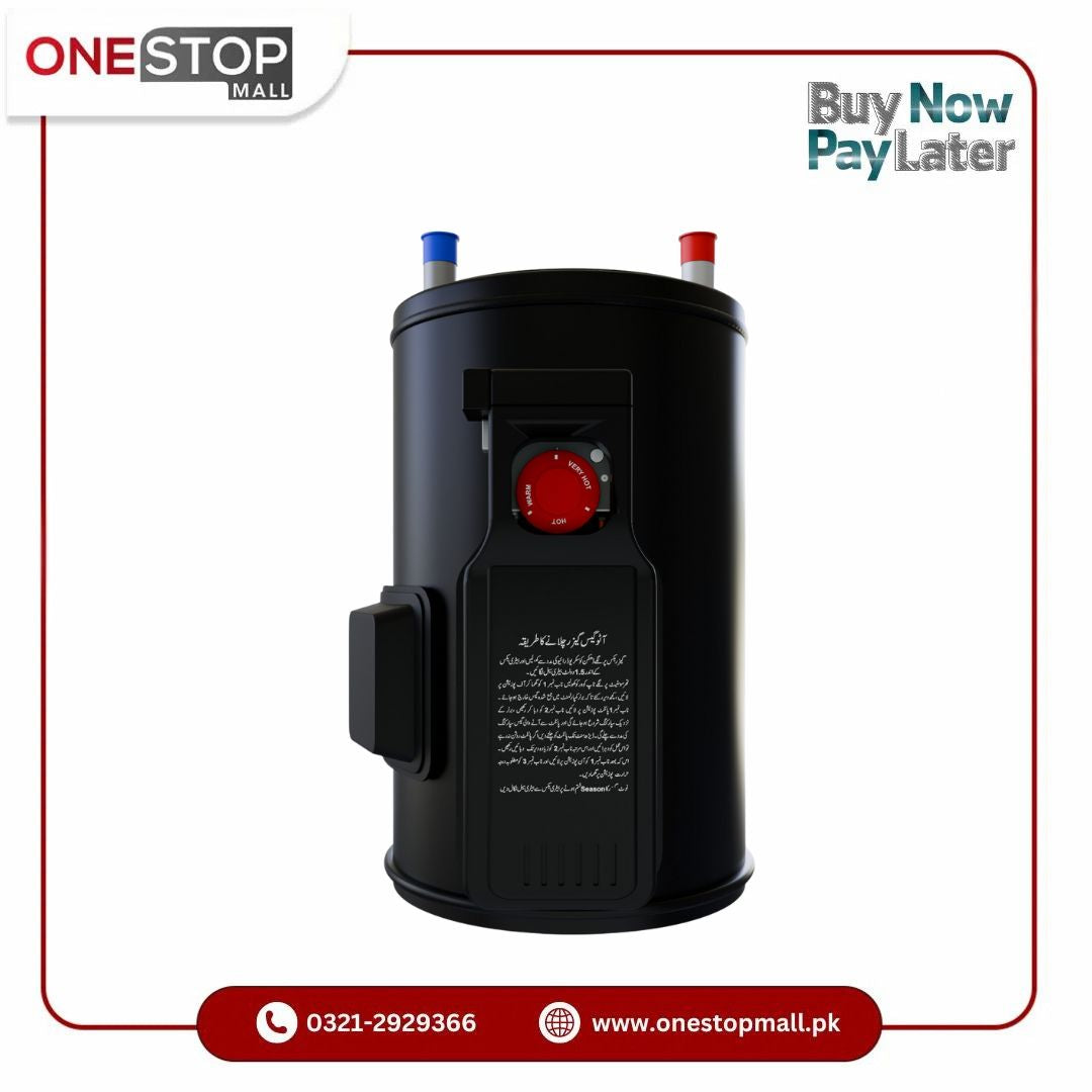 Nasgas Geyser NWH-50 D DUAL OPTION ( ELECTRIC & GAS ) GAS SAVING WITH IMPORTED THERMOSTAT Brand Warranty