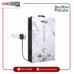 Hanco 7 Liters Instant Water Heater Model 7G3 Dual Ignition Gas Geyser Brand Warranty