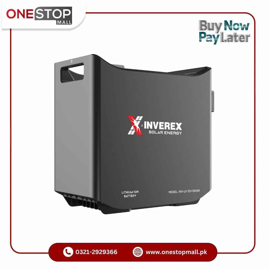 Inverex Lithium-ION Battery INV-LV 12V 100Ah 5 Year Warranty