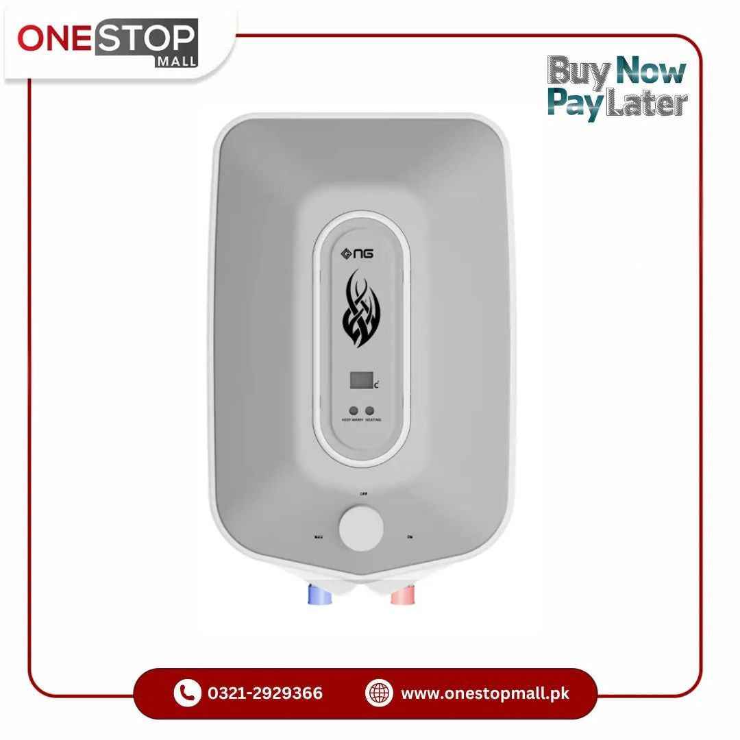 Nasgas Electric Geyser 10Ltr SEM-300 Plus Solar Friendly Series Semi Instant Electric Water Heater Dual Watts Option