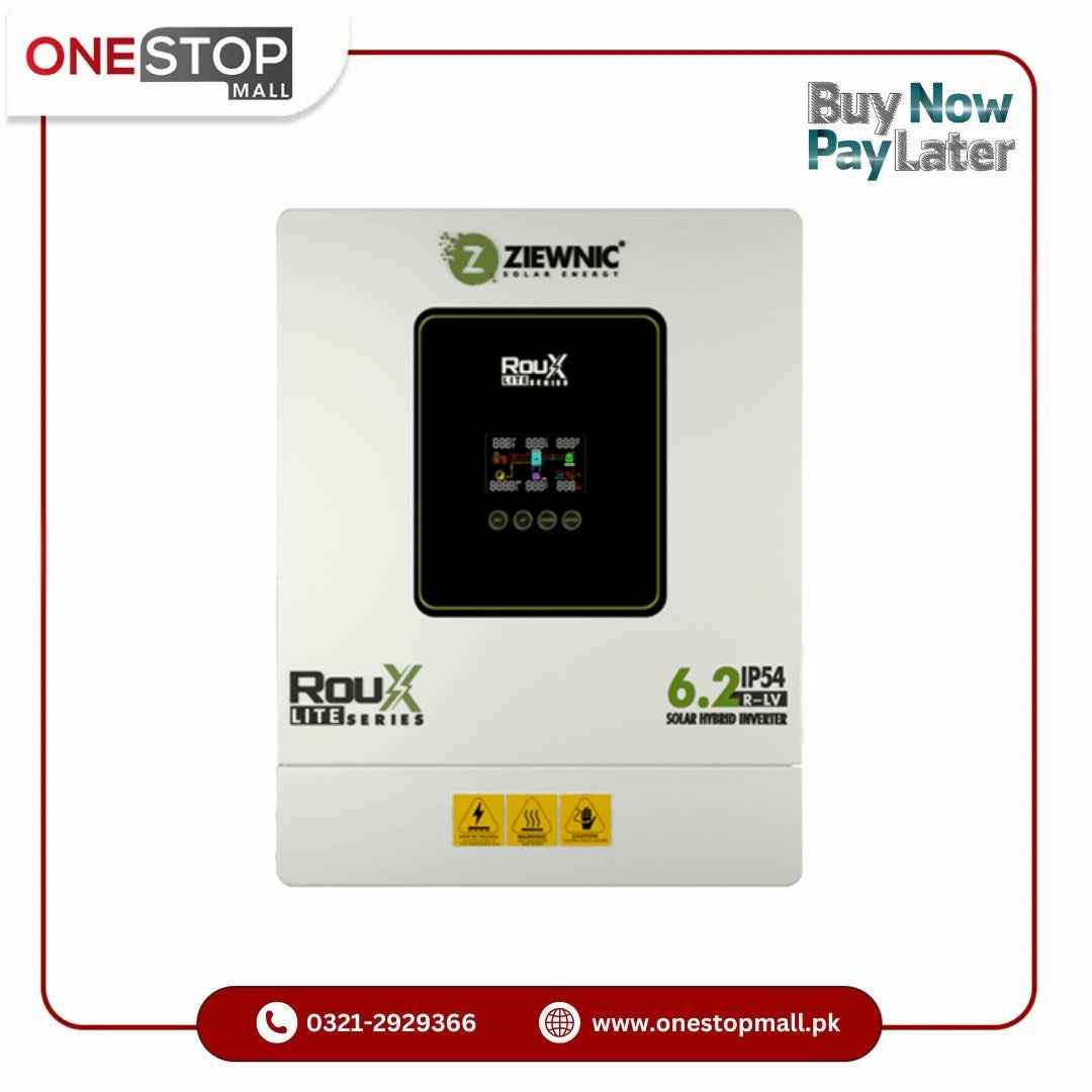 ZIEWNIC ROUX Lite Series 6.2KW Solar Inverter IP54 (PV8000) Brand Warranty