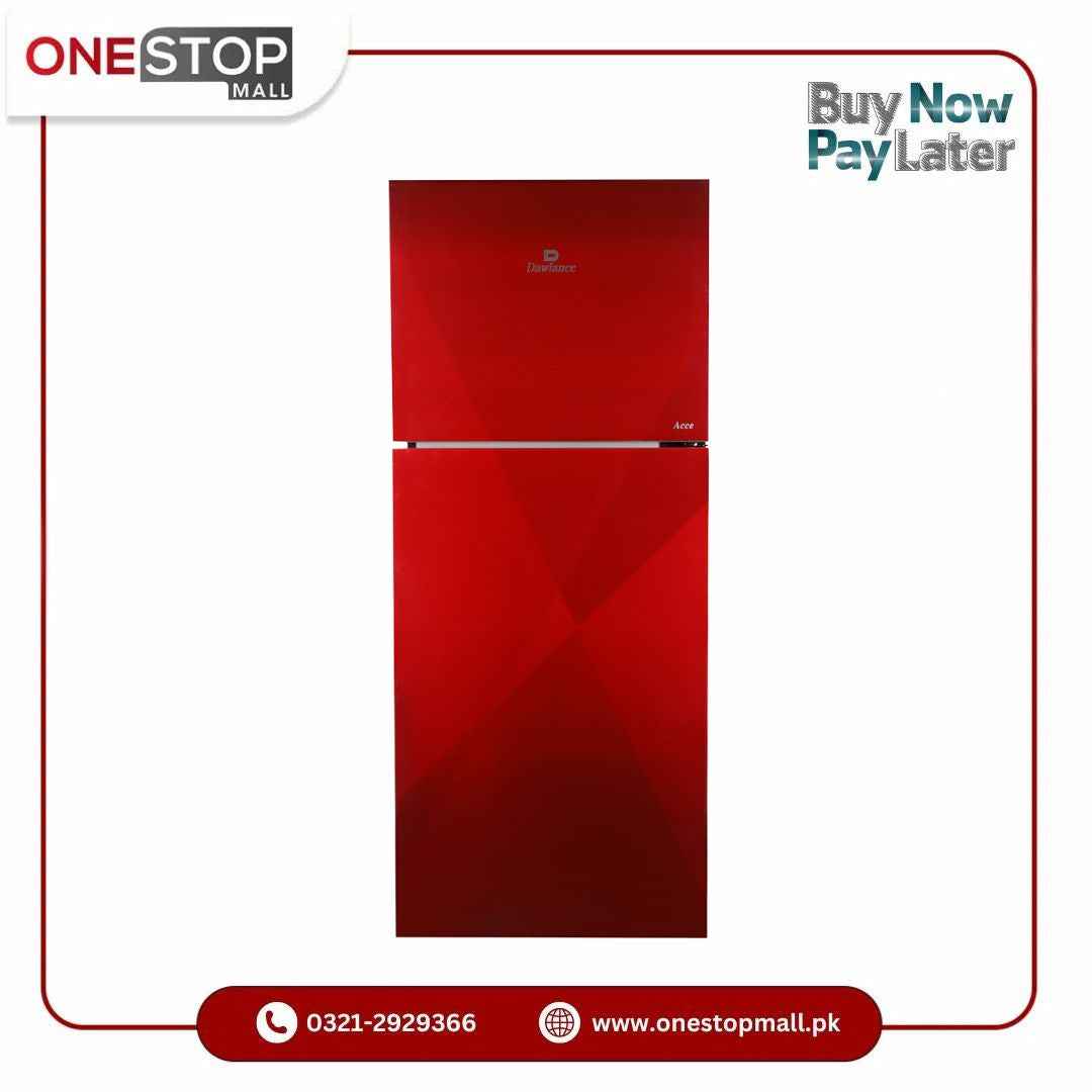 Dawlance Refrigerator 9173 Acce Coral Red Double Door Brand Warranty