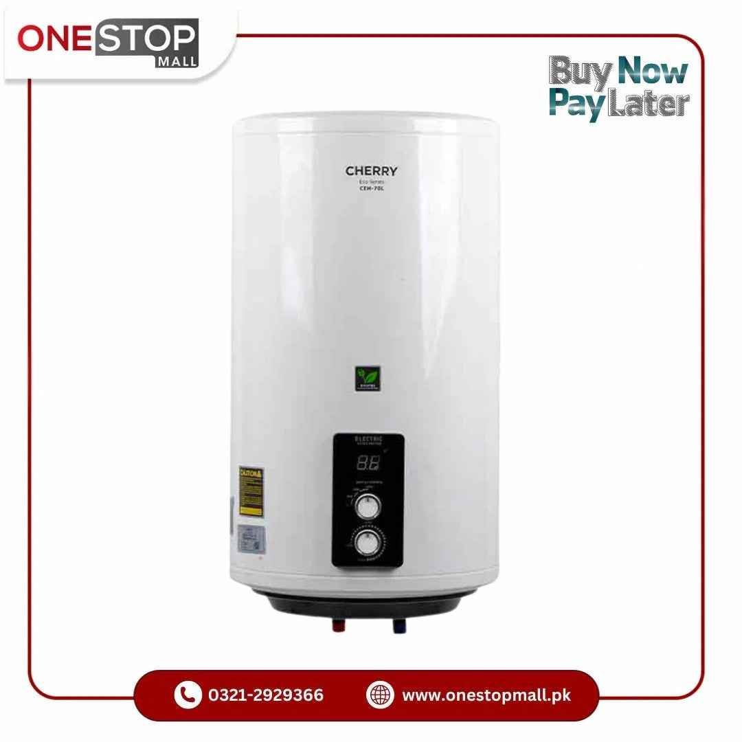 Cherry ECO Series CEH-70L Electric Water Heater Digital Watt Control & Temperature Control, Inverter Energy Saving Geyser