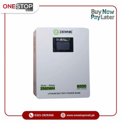 ZIEWNIC Li-Wall V2 - 25V - 100AH LITHIUM Battery Along With Large LCD Display LITHIUM Battery Along With Large LCD Display Brand Warranty