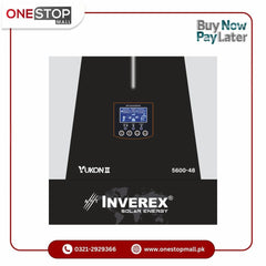 Inverex Yukon II .5.6 KW-48V Solar Inverter High-efficiency pure sine wave inverter  5 Years Brand Warranty