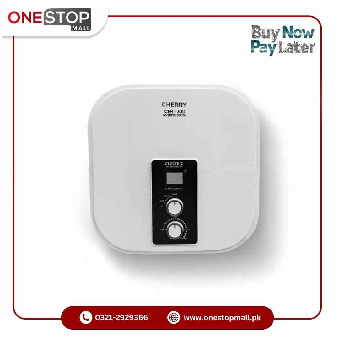 Cherry INVERTER Series CEH-30D Electric Water Heater Digital Watt Control & Temperature Control Inverter Energy Saving Geyser