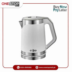 Super Asia  Electric Kettle EK-1120 2.0 Litter Capacity Stainless Steel Kettle With Blue Indicator