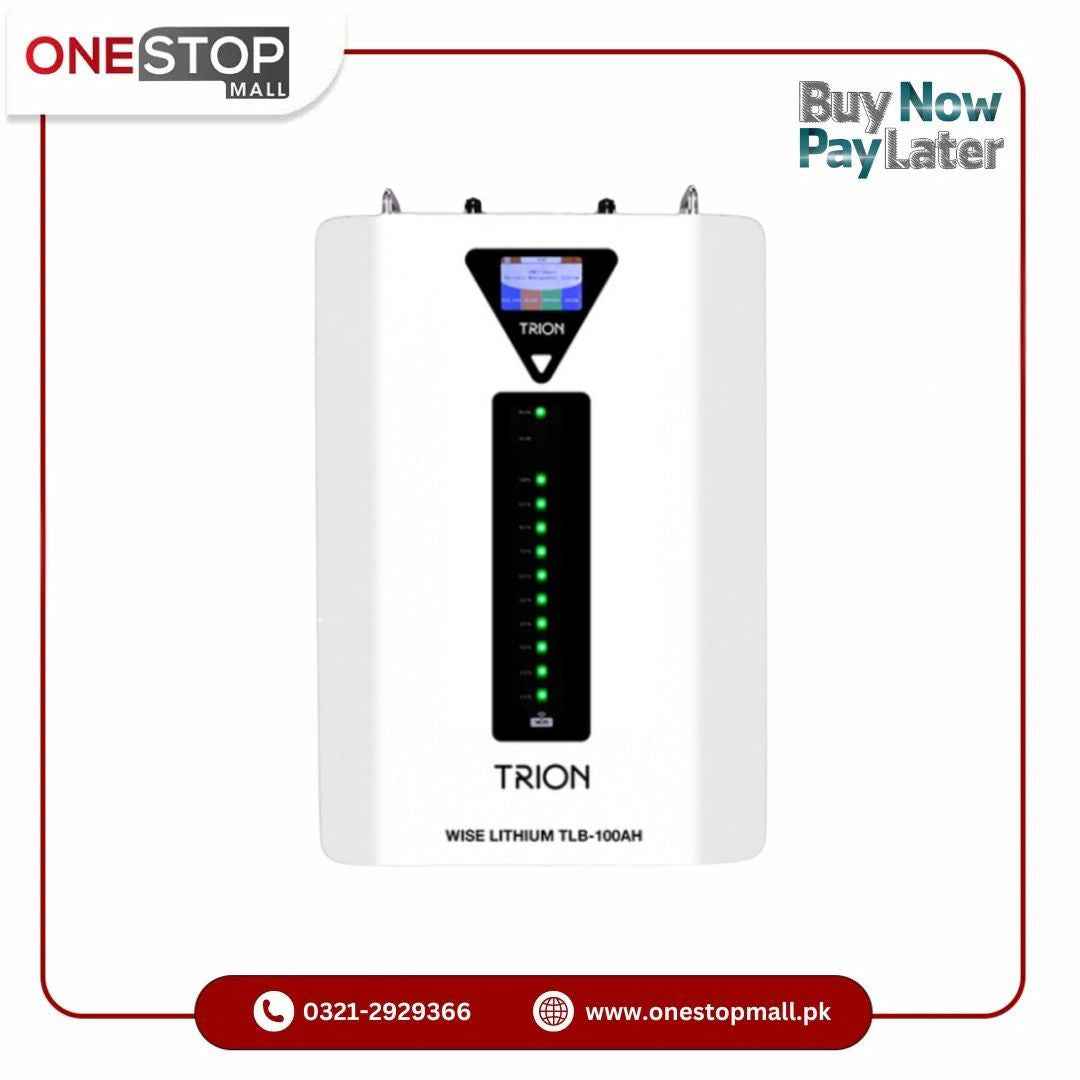 Trion WISE Solar Energy Storage System Built-in Wi-Fi and 51.2V 100Ah 48V Lithium Battery 5 year Warranty