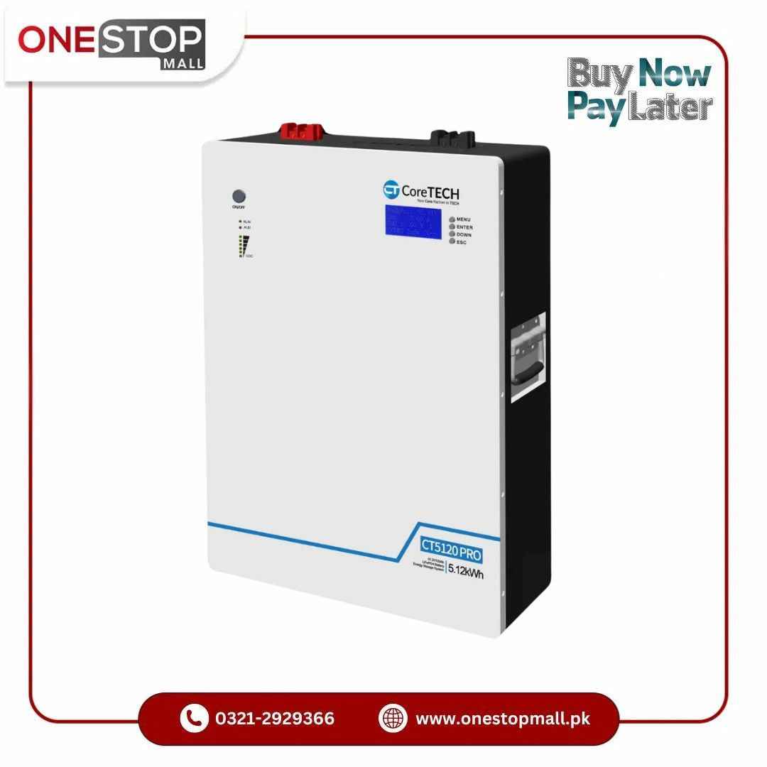 Core Tech Lithium Battery 48V 100Ah High-Capacity Energy Storage