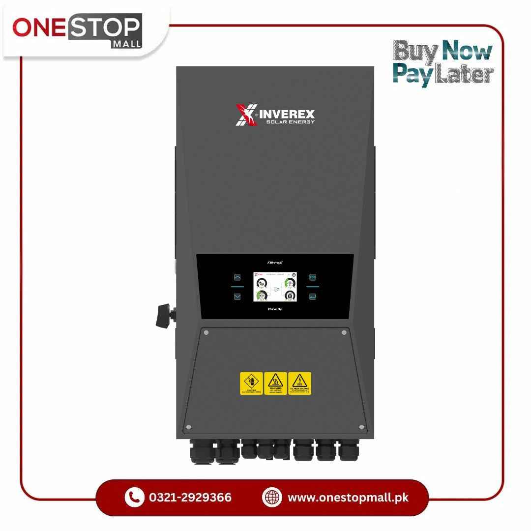 Inverex NitroX 8KW 3P Hybrid Inverter 3 Phase Solar Inverter Brand Warranty