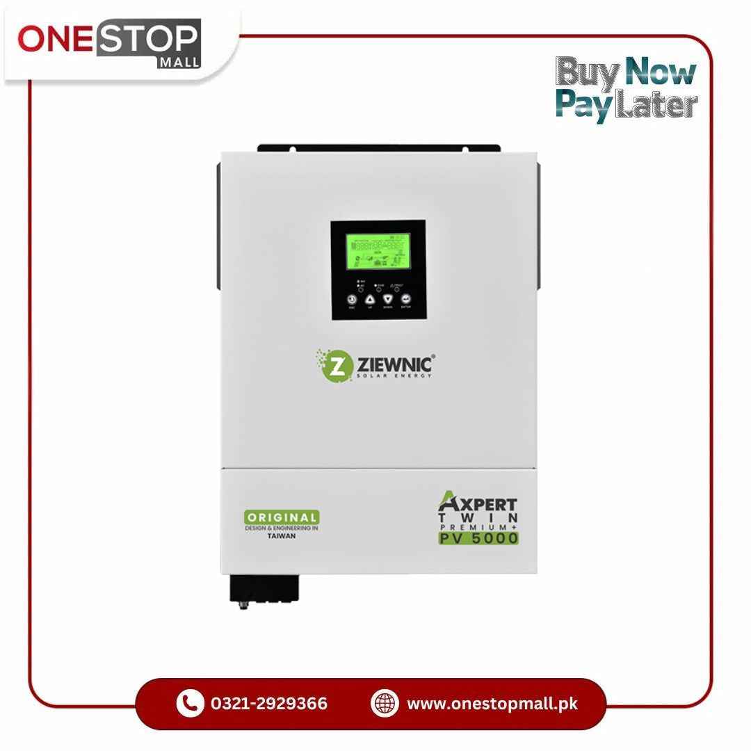 ZIEWNIC AXPERT Series Premium Plus Hybrid 4.2Kw (PV5000) 100% Pure Sine Wave Solar Inverter