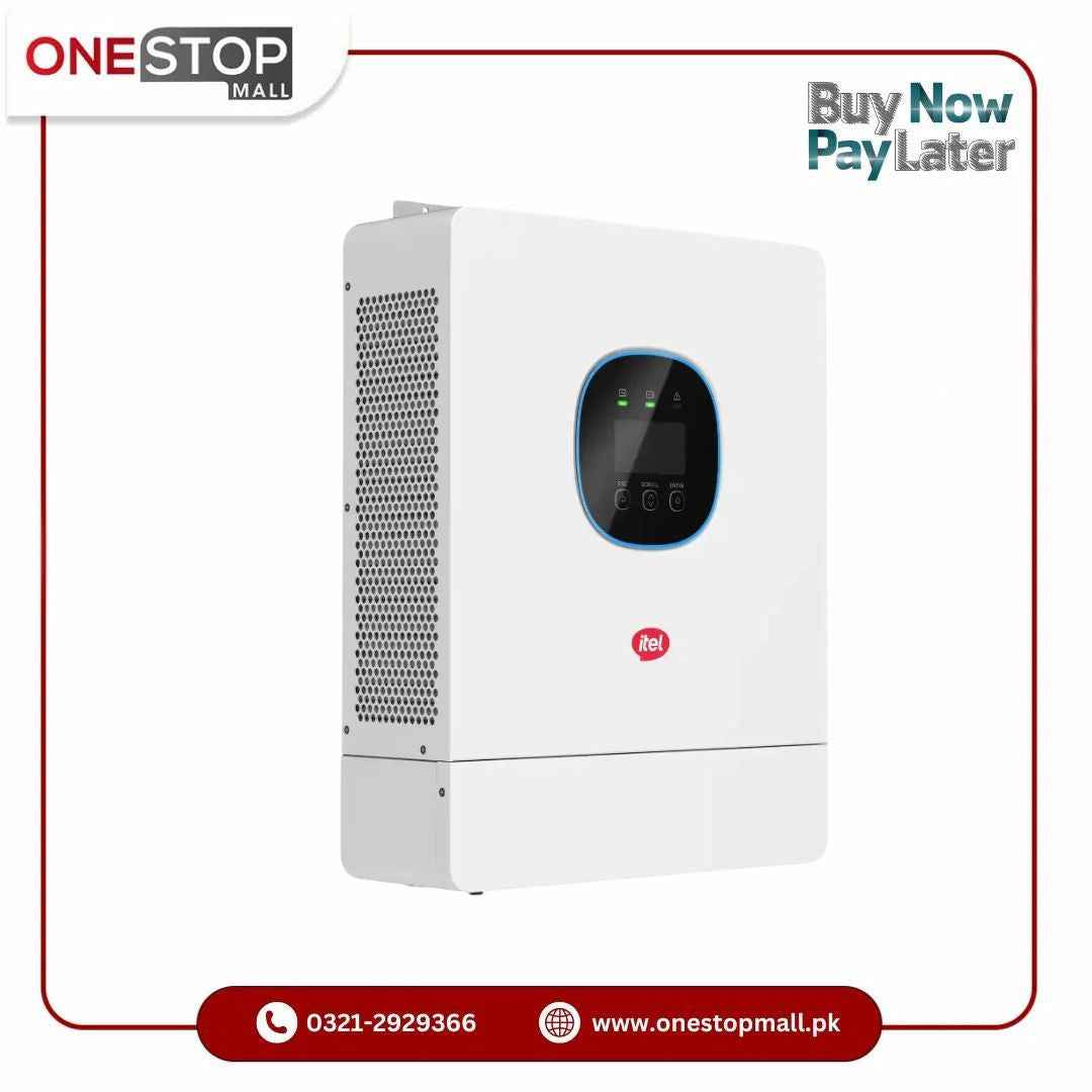 Itel 3kW Hybrid Solar Inverter Smart Pure Sine Wave Output 5 Years Warranty