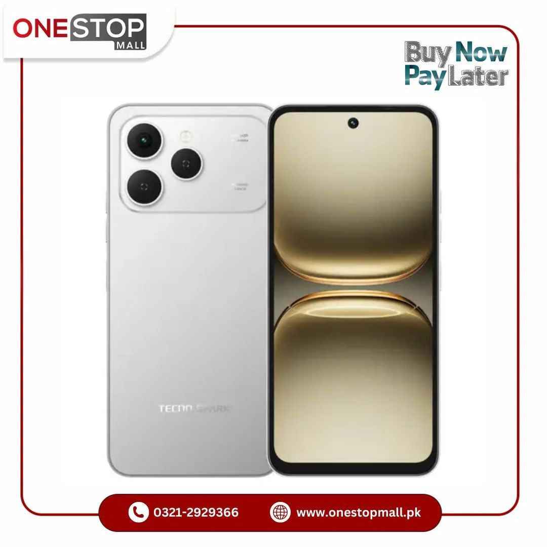 Tecno spark 40 (6GB RAM 128GB) Battery Type 5200 mAh PTA Approved Brand Warranty