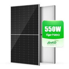 Jinko Tiger Neo N-type 72HL4-BDV 550 Watt BIFACIAL MODULE WITH DUAL GLASS  30 Year Linear Power Warranty