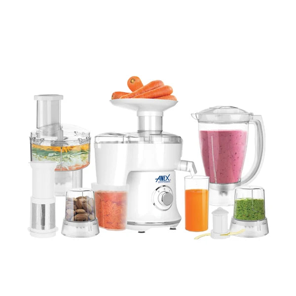 ANEX AG-3153EX Deluxe Kitchen Robot Versatile Kitchen Robot Can Quickly & Easily Chop