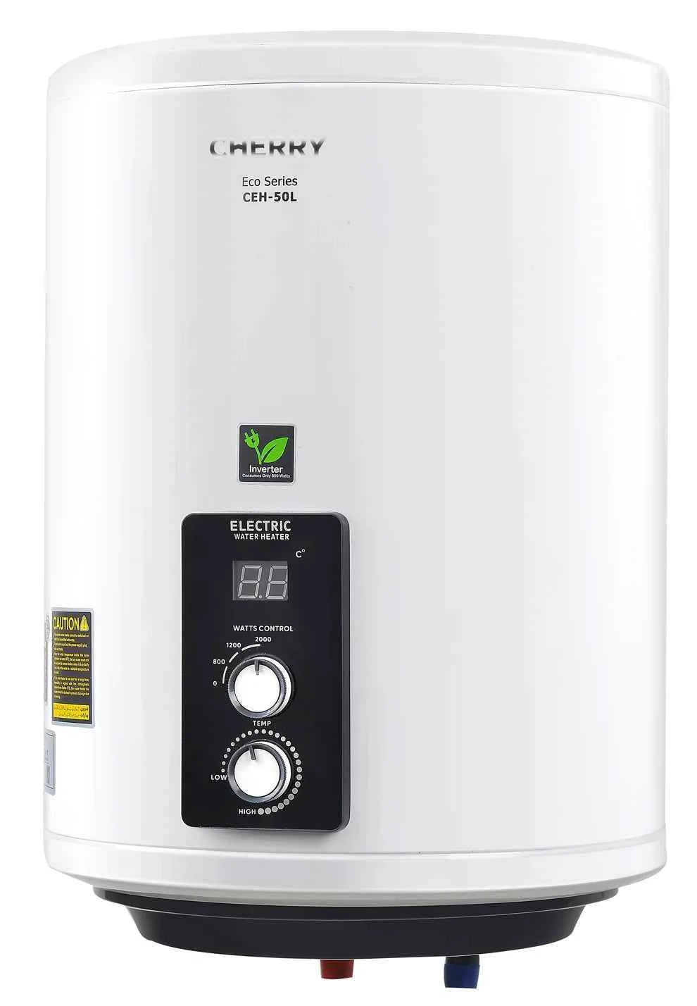 Cherry ECO Series CEH-50L Electric Water Heater Digital Watt Control & Temperature Control, Inverter Energy Saving Geyser (Copy)