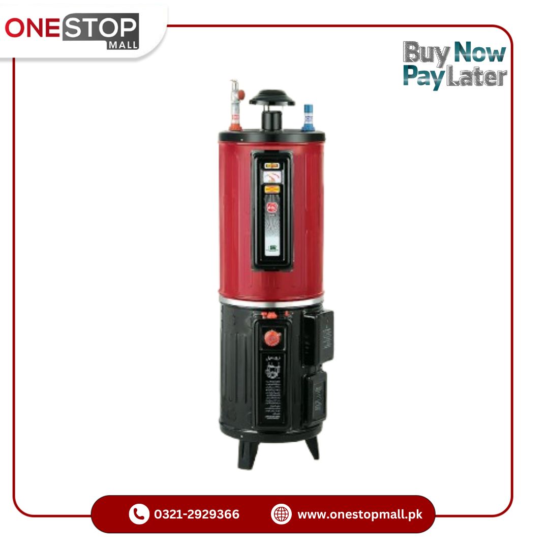 Super Asia Storage Geyser Electric Plus Gas GEH-725 AI 25 Gallons Energy saver Brand Warranty