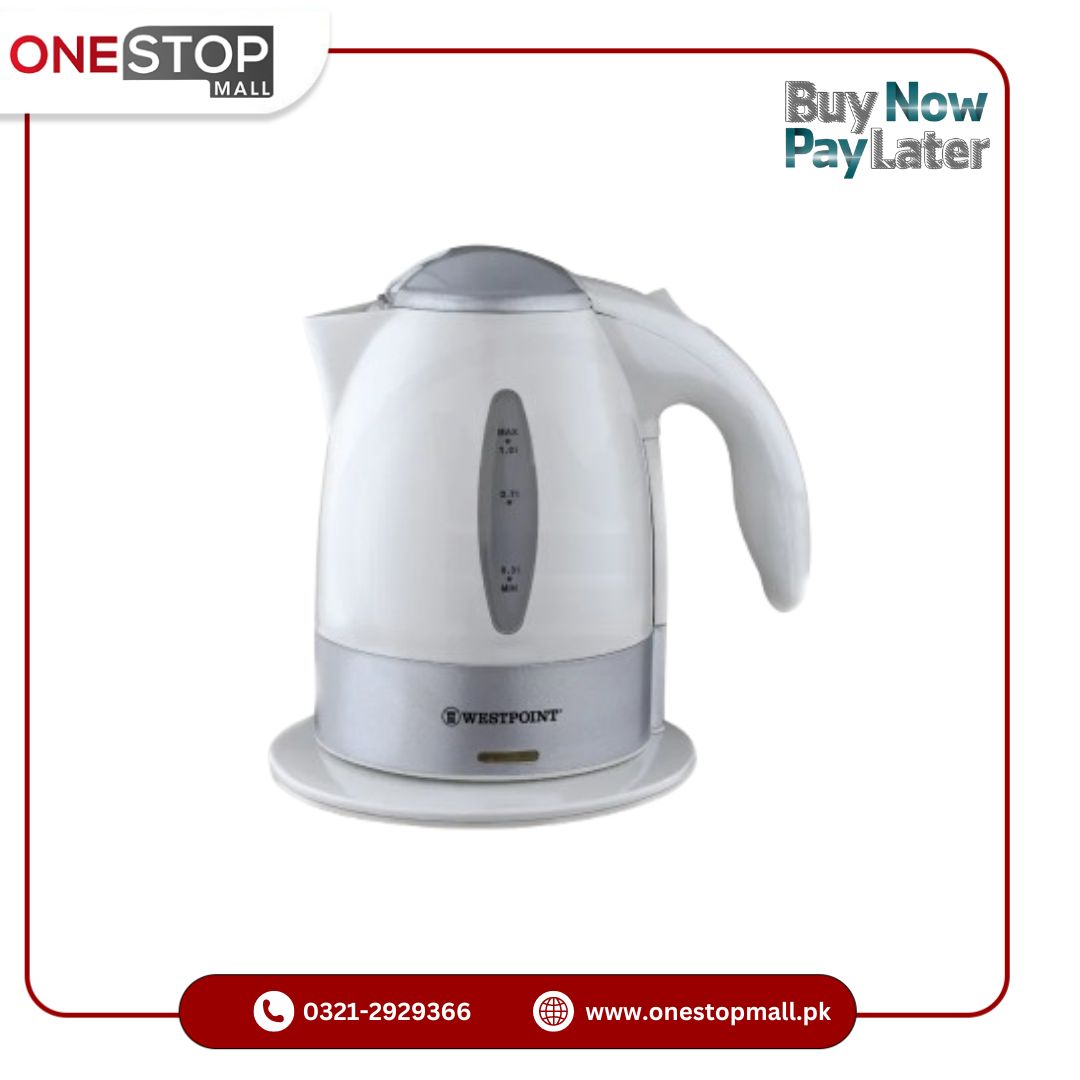Westpoint Cordless Kettle WF-409 Safety Locking Lid Automatic/Manual Switch Off 1 Year Brand Warranty