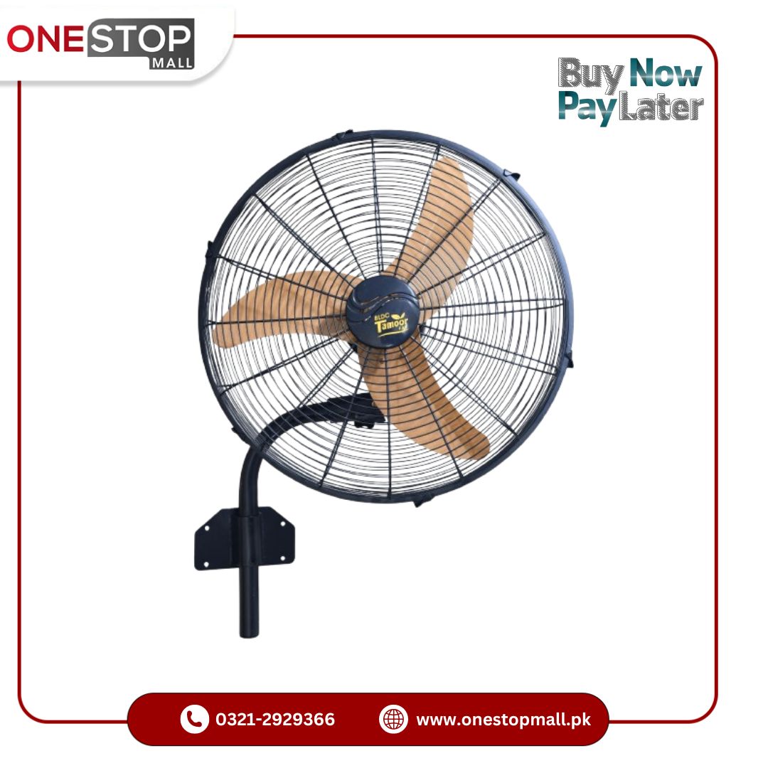 Tamoor AC DC Bracket Fan Myga Model 20' Black Speed Options And High Quality Paint Brand Warranty