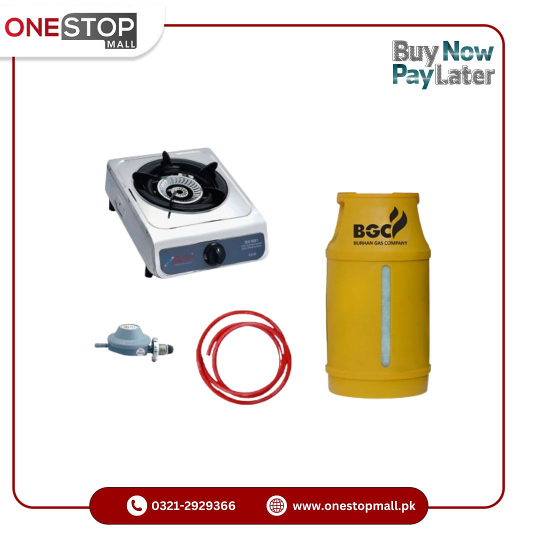 Murphy LPG Cylinder 10 Kg Powered by BGC Packag Grip Stove BGC LPG Cylinder 10 Kg Gas Pipe and 3 Star Regulator .