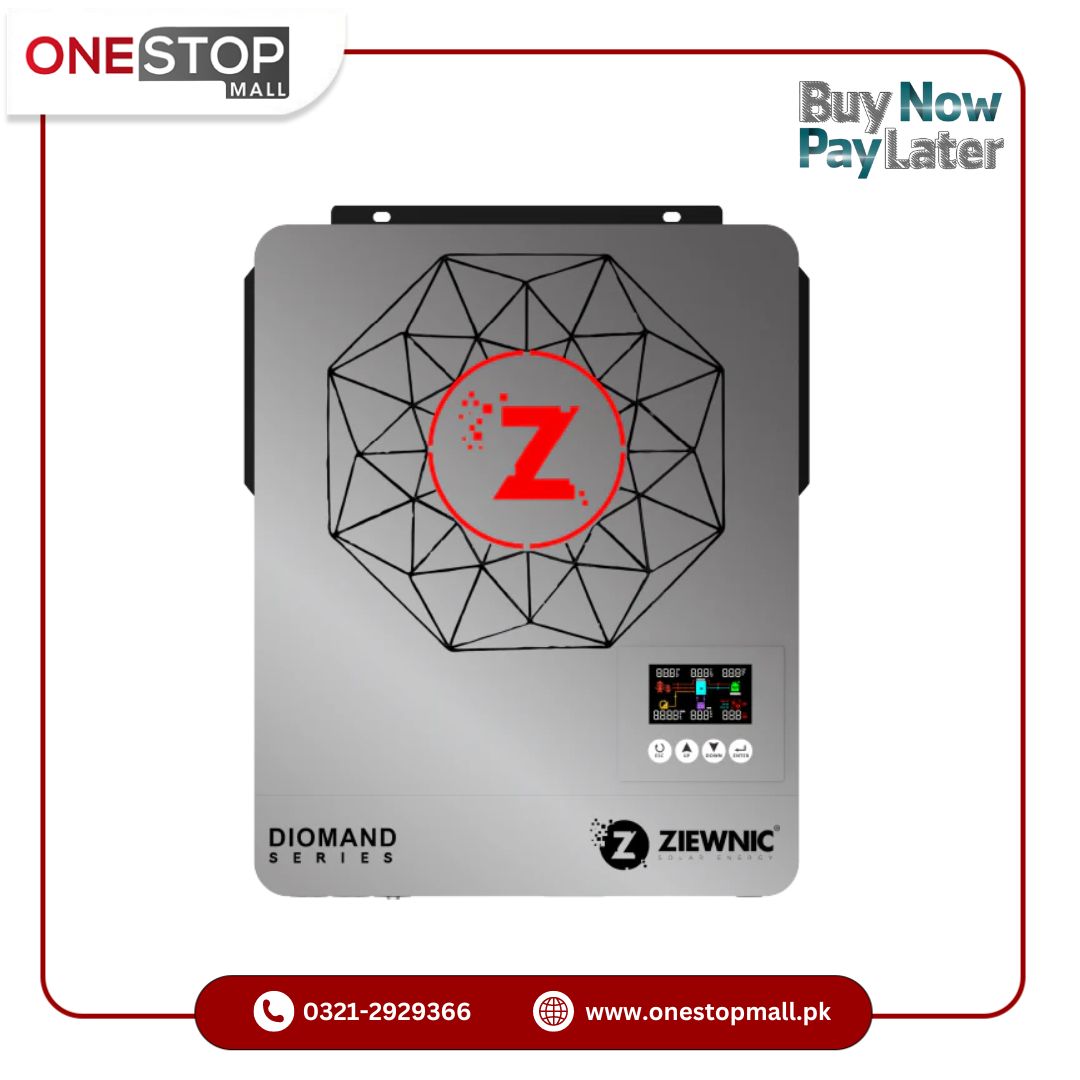 ZIEWNIC DIAMOND Inverter UPS ON/OFF/MKS/KS Solar Hybrid Inverter 4.5 (KW) 5G PV6500 100% Pure Sine Solar Inverter  5 Years Brand Warranty