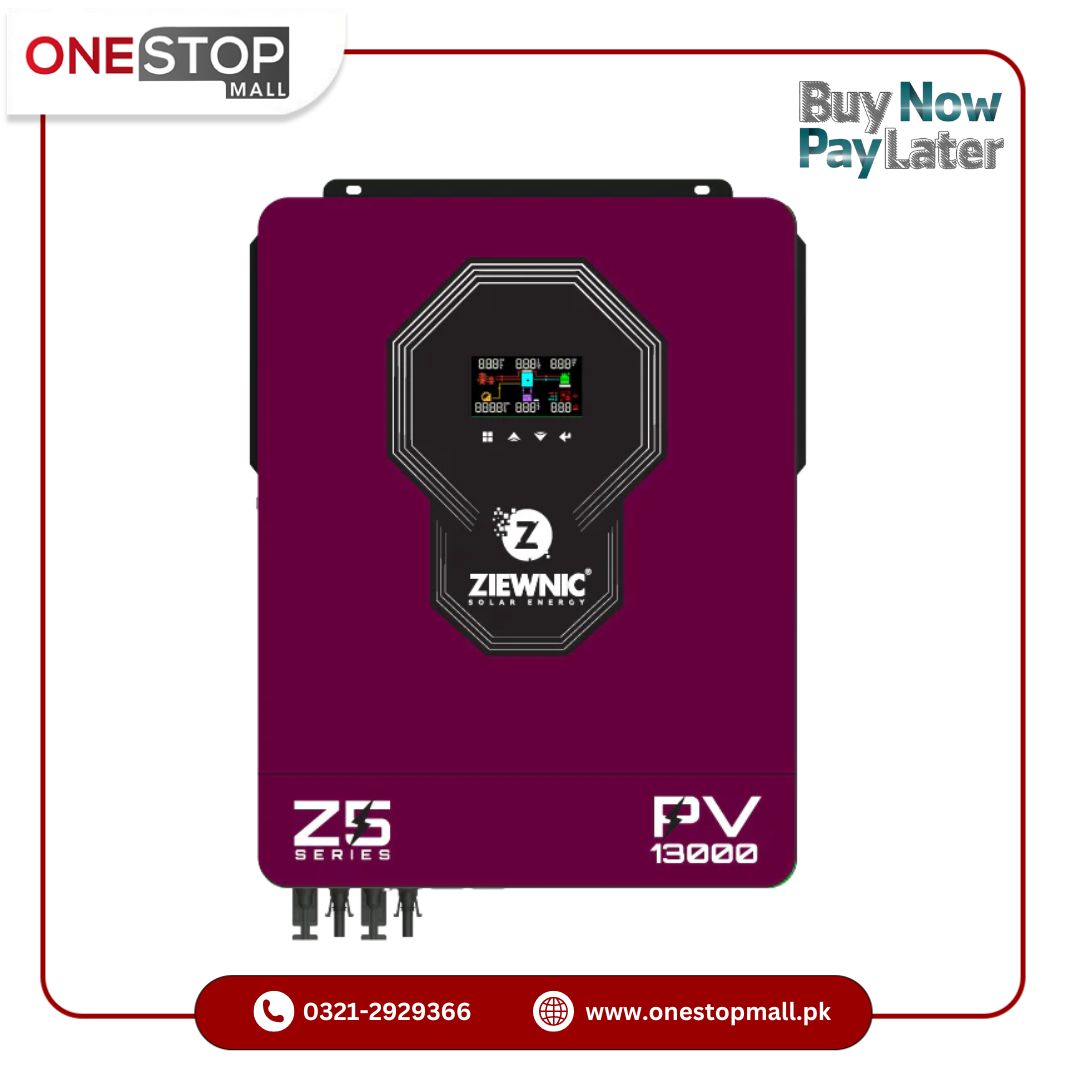 ZIEWNIC Z5 Series Hybrid Inverter 10.5 (KVA) 6G PV13000 ON/OFF/MKS/KS Solar 100% Pure Sine Wave Solar Inverter   5 Years Brand Warranty
